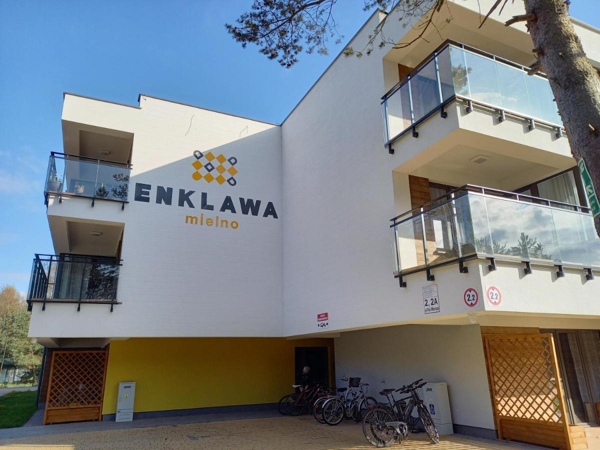 Enklawa Mielno-Uniescie Przy Plazy Apartment Exterior foto